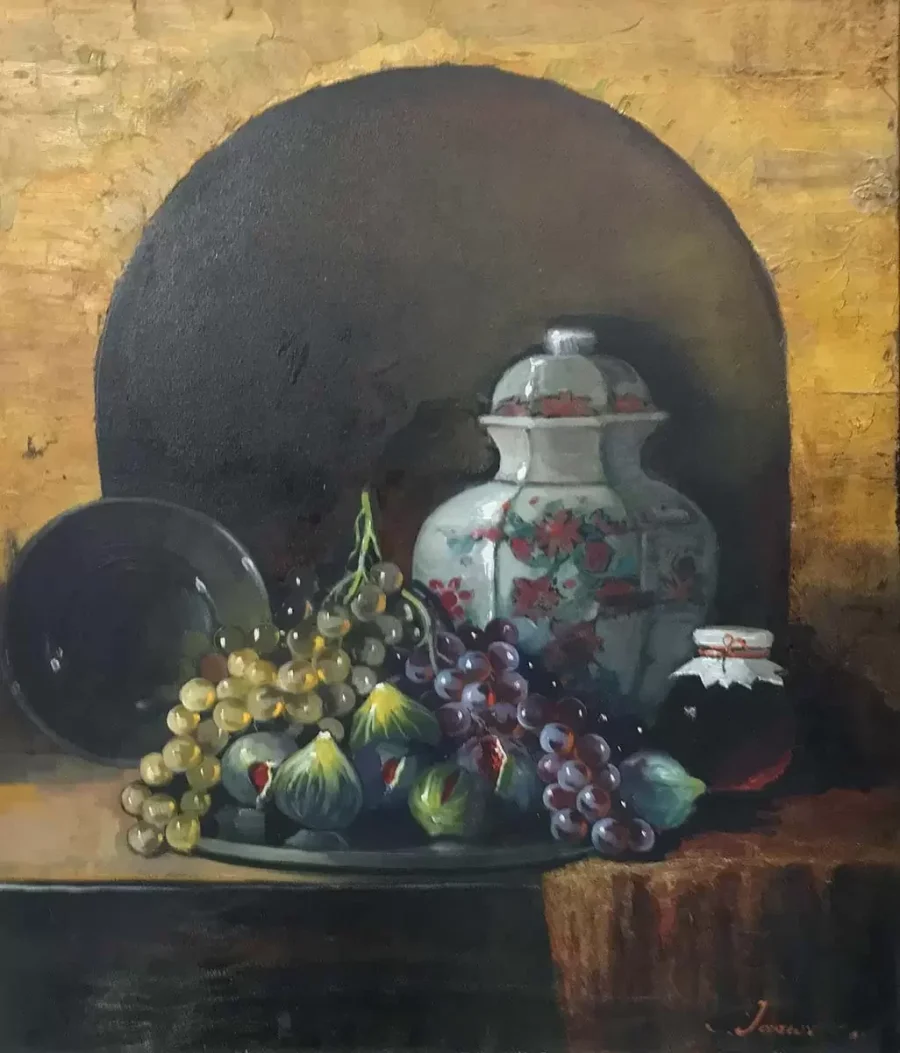 Νεκρή Φύση με Σταφύλια – Οικονομόπουλος